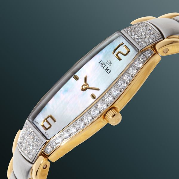 Delma Swiss Torino Mother of Pearl Dial Watch  