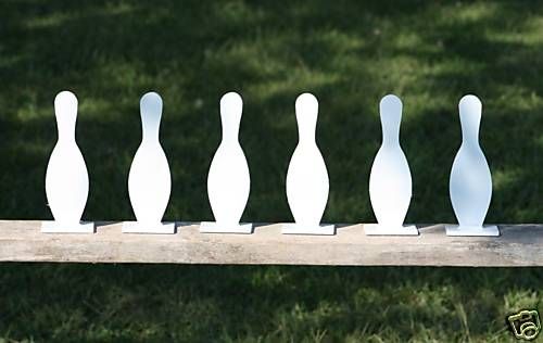 IDPA ISPC 8 Bowling Pin Targets   6 Pcs.  