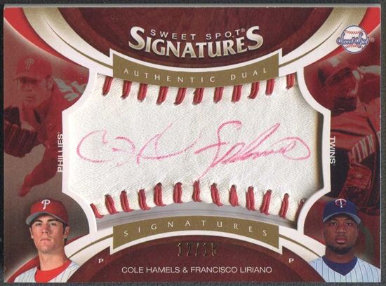 2006 Upper Deck Sweet Spot Baseball Cole Hamels & Francisco Liriano 