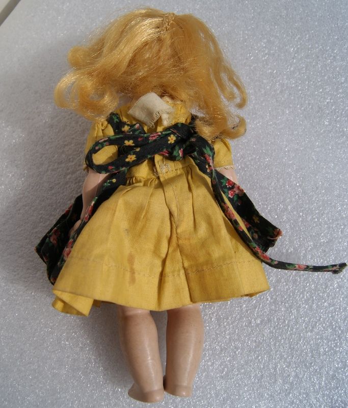 Vintage Madame Alexander Kin ALEX 1940s Doll Hard Plastic Kins  