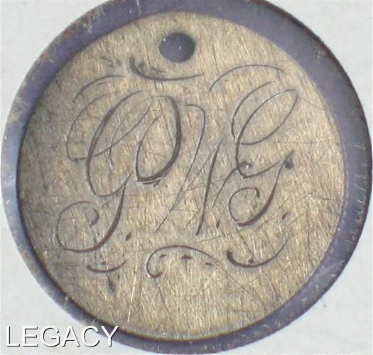 SILVER SEATED LIBERTY DIME LOVE TOKEN (O  