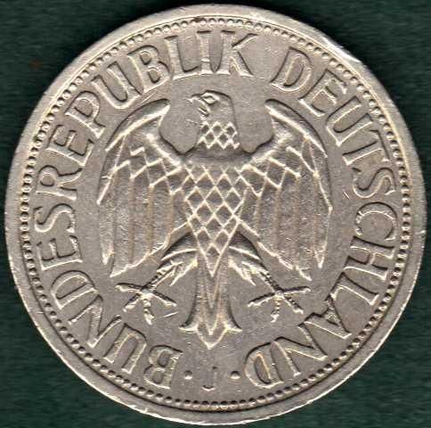 Germany 1 Deutsche Mark 1961 J  