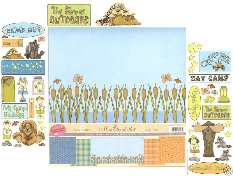 THE GREAT OUTDOORS 12X12 Scrapbooking Kit LIMITED New  