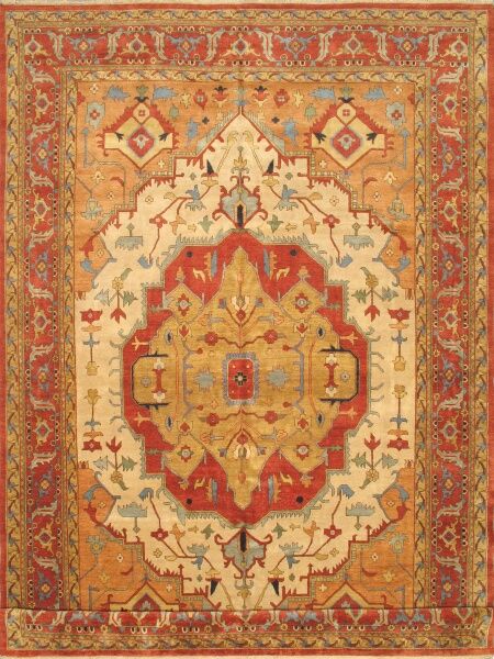 HAND KNOTTEDRARE 1110x182 SARABI OVERSIZE RUG  