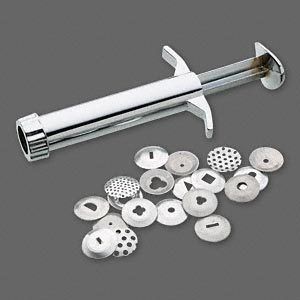    CLAY EXTRUSION GUN SET 19 Shapes 2 1/4 x 3 3/4 in POLY PMC  