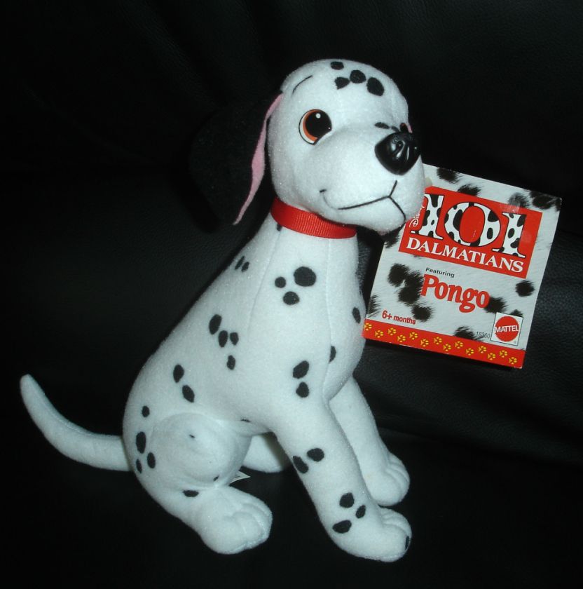 RARE 1996 DISNEY 101 DALMATIANS PONGO PLUSH TOY DOG  