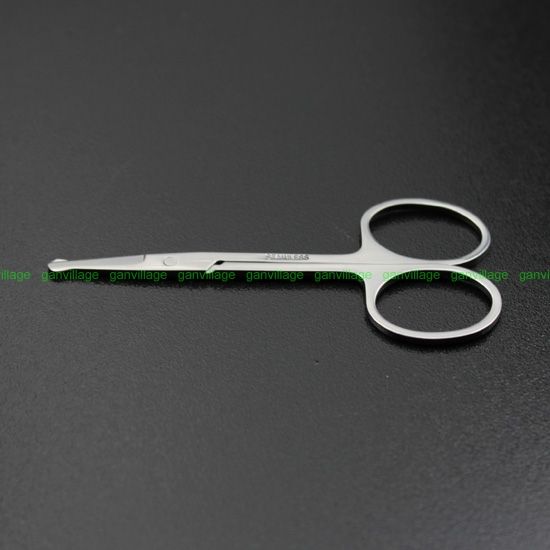 Safety Nose Vibrissa Nostril Ear Facial Hair Scissors  