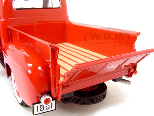 Brand new 118 scale diecast model of 1951 Ford F 1 Pickup die cast 