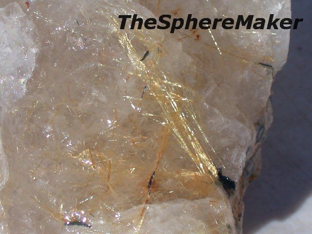 Siaz RUTILATED QUARTZ ROUGH CRYSTAL GEMSTONE LAPIDARY  