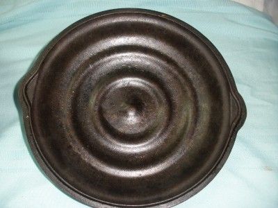 Vintage Cast Iron Dutch Oven Pan Crescent Ozark ST. Louis  