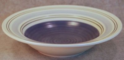 PFALTZGRAFF RIO BLUE BANDED WIDE/LARGE RIMMED SOUP BOWL  