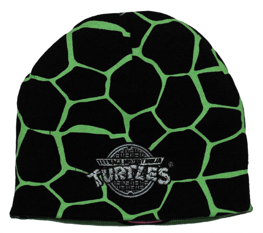 Teenage Mutant Ninja Turtles TMNT Leonardo Face Reversible Knit Hat 
