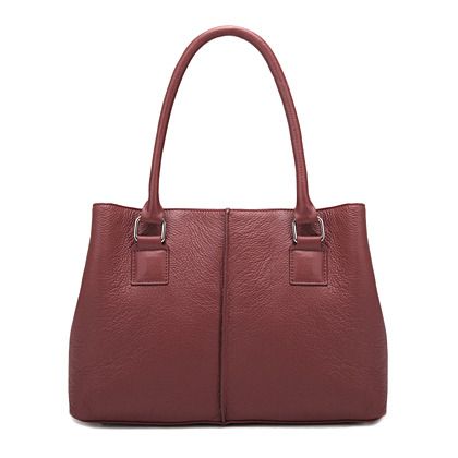 Classic Genuine Leather Ladies Handbag Tote Bag Purse  
