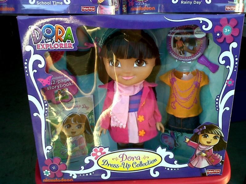 Dora the Explorer Dress Up Collection (5 Lot) 1 Doll 6 outfits. NEW on ...