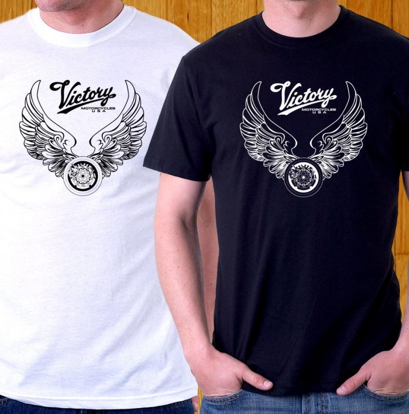 New T Shirt Victory Motorcycles USA Tee Motor S   3XL  