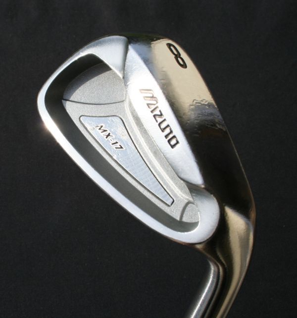 Mizuno MX17 # 8 Iron VGC Original Exsar Blue Regular FlexGraphite 