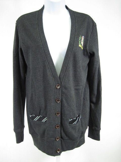 NWT BUTTER SUPER SOFT Gray Cardigan Sweater Shirt XS  