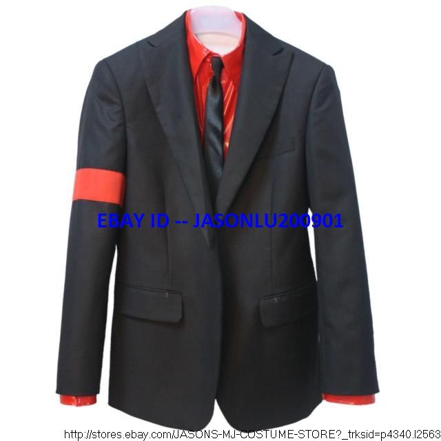 MICHAEL JACKSON 99 DANGEROUS JACKET WITH RED ARMBAND   Pro Series 