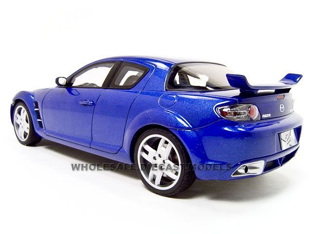 MAZDA RX 8 X MEN MOVIE CAR BLUE 118 AUTOART  