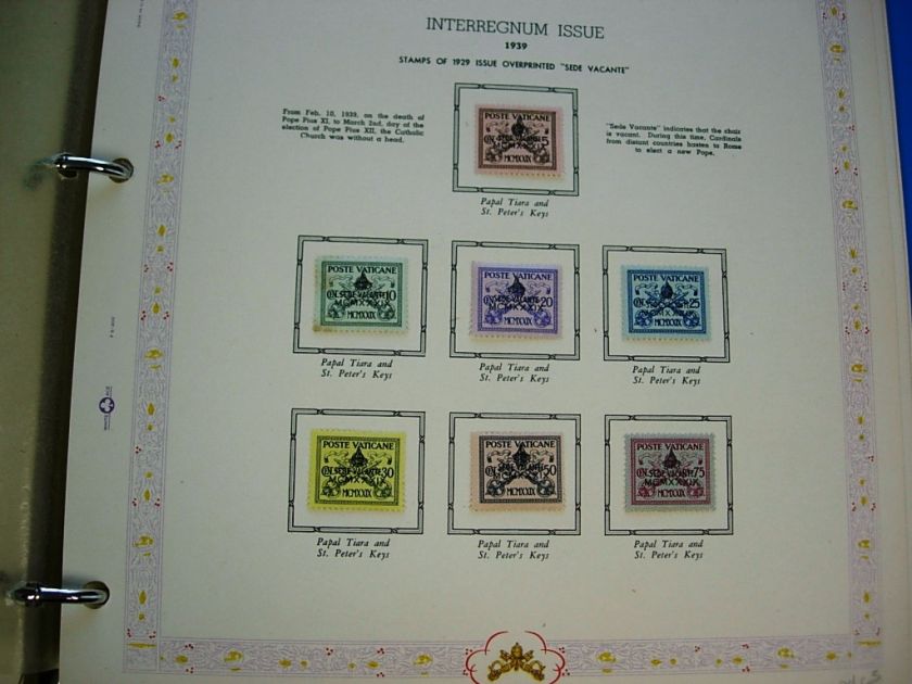 VATICAN CITY( 1946), Fabulous Mint Stamp Collection hinged on White 