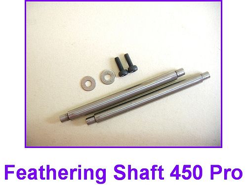 450 Pro Main shaft + Feathering shaft for trex 450 US  