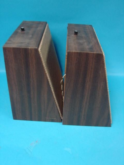 Lot 2 Vtg Jensen 8 Ohm & Oaktron Hanging Speakers Sound System 