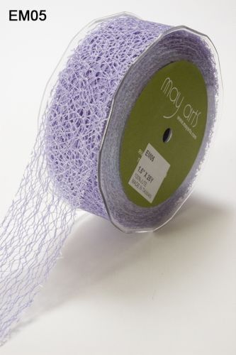 11 New Colors 1 yd yards 100% Jute 1.5 MESH NET RIBBON  