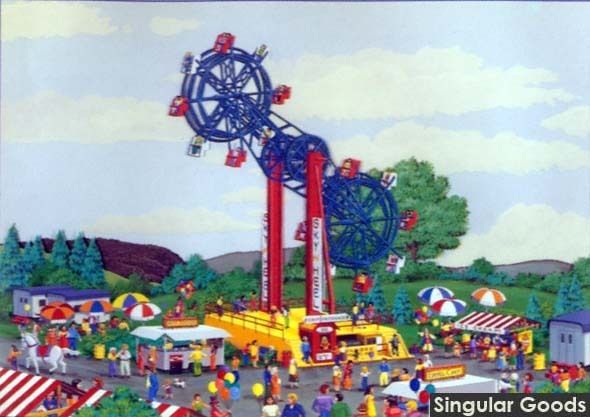 IHC HO Sky Wheel Carnival/Circus Ride Kit  