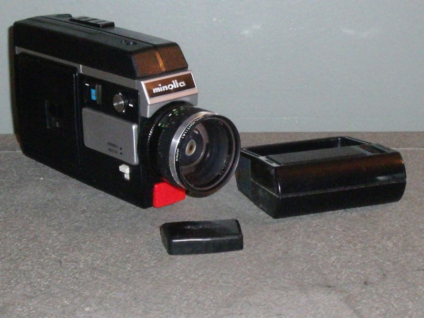 VINTAGE MINOLTA XL 400 SUPER 8 MOVIE CAMERA HOYA LENS  