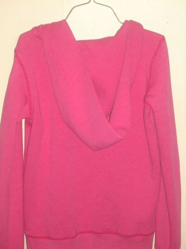 Womens Victorias Secret PINK Pullover Low Cut Hoodie Sweatshirt Size 