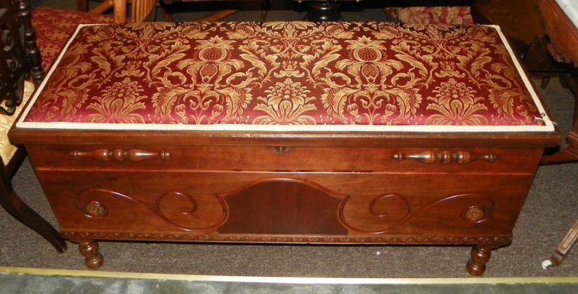 Roos Walnut and Cedar Cedar Chest or Blanket Chest  