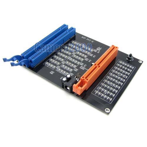 AGP PCI E Graphics Video Card Diagnostic Card Tester  