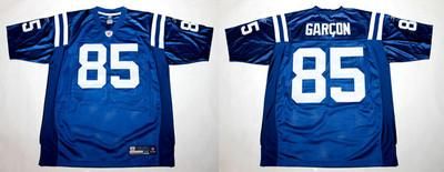 AUTHENTIC RBK INDIANAPOLIS COLTS PIERRE GARCON TEAM COLOR JERSEY SZ 50 