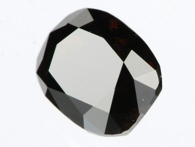 11ct Very Rare Black Fancy Cognac All Natural Diamond  