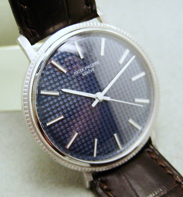   ORIGINAL PATEK PHILIPPE 18K WHITE GOLD AUTOMATIC MANS WATCH  