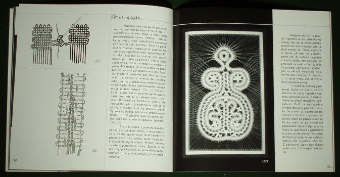 BOOK Slovak Bobbin Lace pattern folk costume textile  