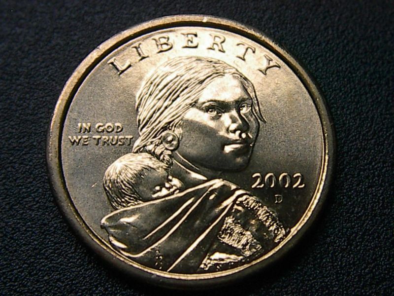 Proof Like 2002 D SACAGAWEA Golden Dollar DOLLAR (CH BU)  