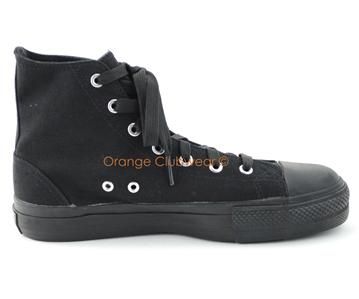 DEMONIA Womens Goth Black High Top Sneakers Shoes  