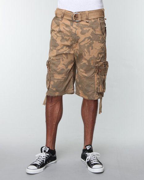 Jordan Craig Tan Camo Cargo Shorts SZ 30 44 NWT  