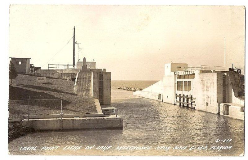 Florida, FL, Belle Glade, Canal Locks Lake Okeechobee  