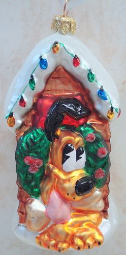 RADKO Plutos Dog House ORNAMENT Disney Pluto 97DIS57  