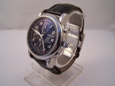 SUPERB MENS MONT BLANC GMT STAR AUTOMATIC CHRONOGRAPH WATCH 