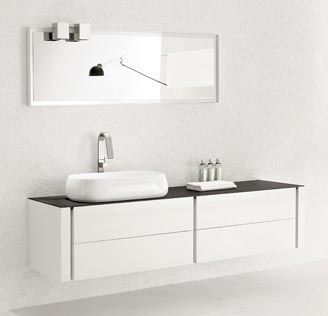 Bathroom Vanity   Modern Bathroom Vanity Set   Single Sink   Blanc 