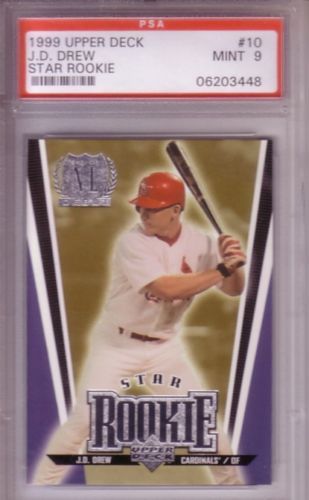 DREW 1999 Upper Deck STAR ROOKIE Card PSA 9  