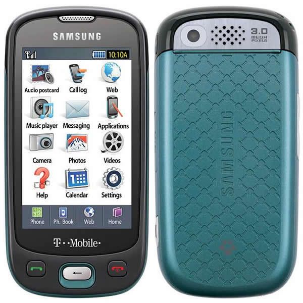New SAMSUNG SGH T749 3G GPS Unlocked Cell Phone Blue  