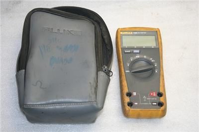 FLUKE 75 III MULTIMETER + CASE  