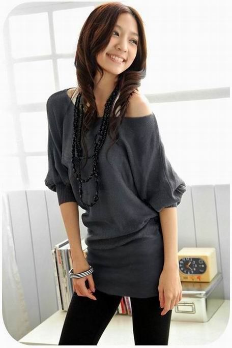 Womens Fashion Korea Off Shoulder Tops Shirts HOT 1984  