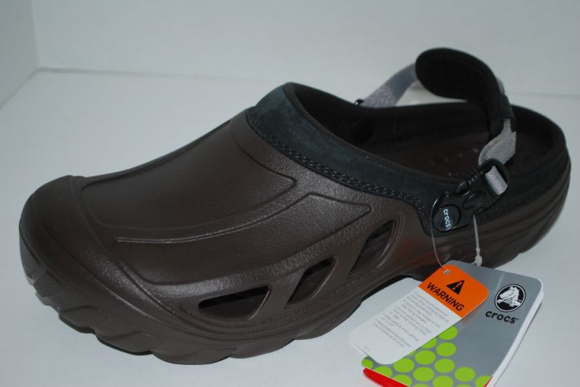 NEW CROCS CROSTRAIL ESPRESSO BROWN hiking shoes 8 10 12  