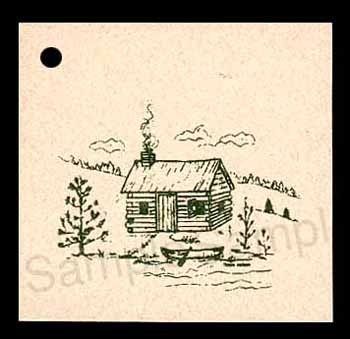 50 OLD CABIN HANG TAGS PERSONALIZE YOUR ITEMS PRICE  