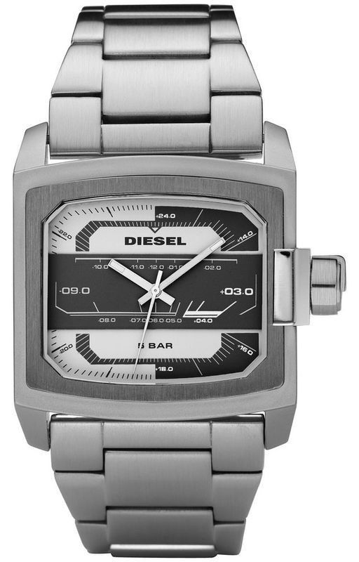 SLEEK DIESEL ANALOG S/S SILVER MENS WATCH DZ1465*  